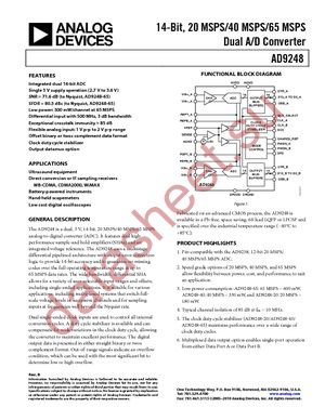 AD9248BSTZ-40 datasheet  